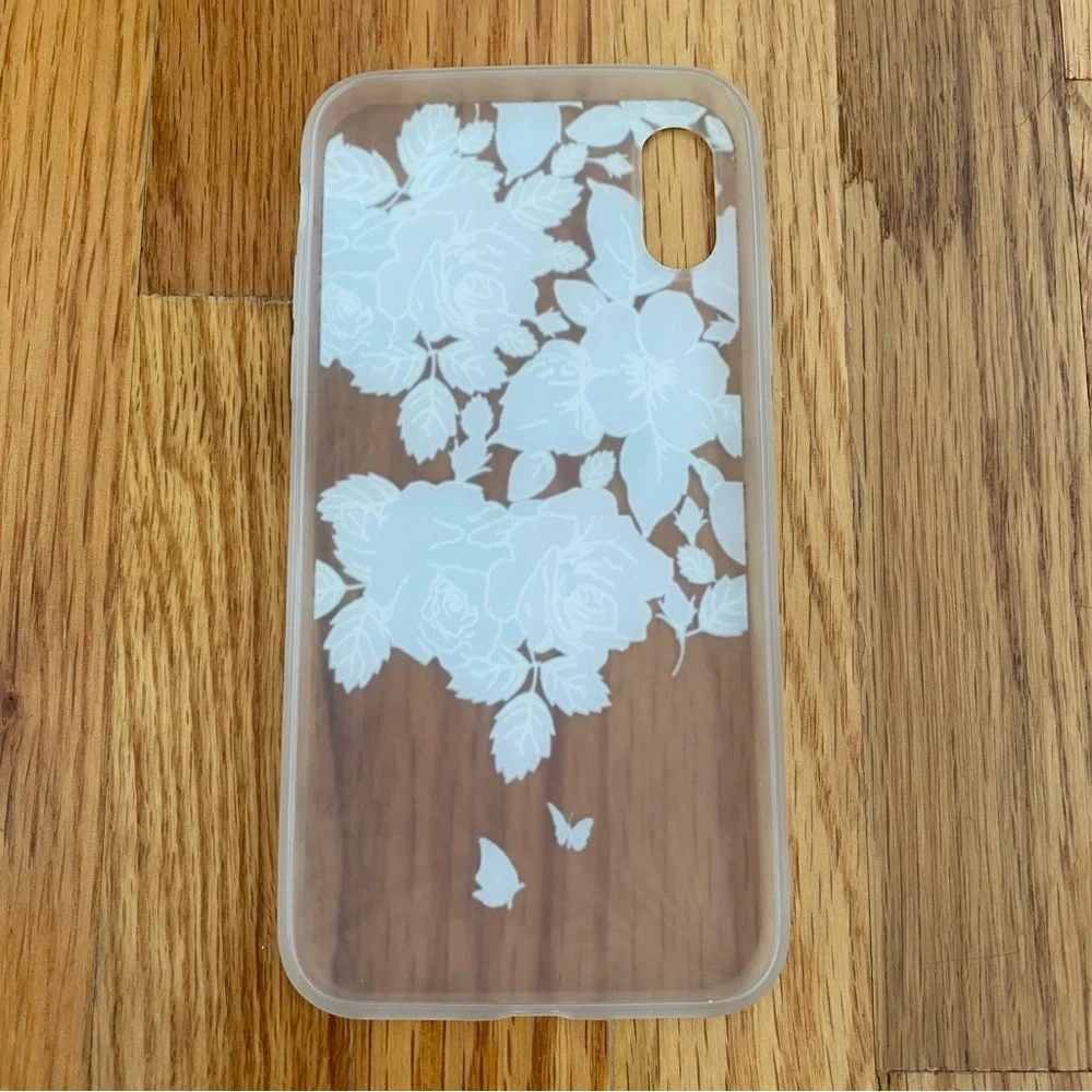 iPhone X/XS Floral Rose Phone Case Frosted Phone Cover